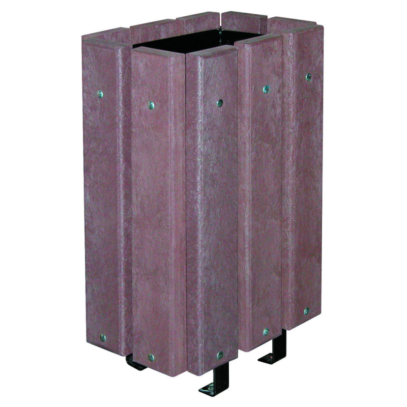 corbeille plastique recyclé Auva direct urbain